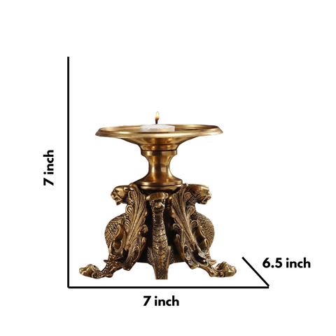 Vintage Chinese Candle Stand Small