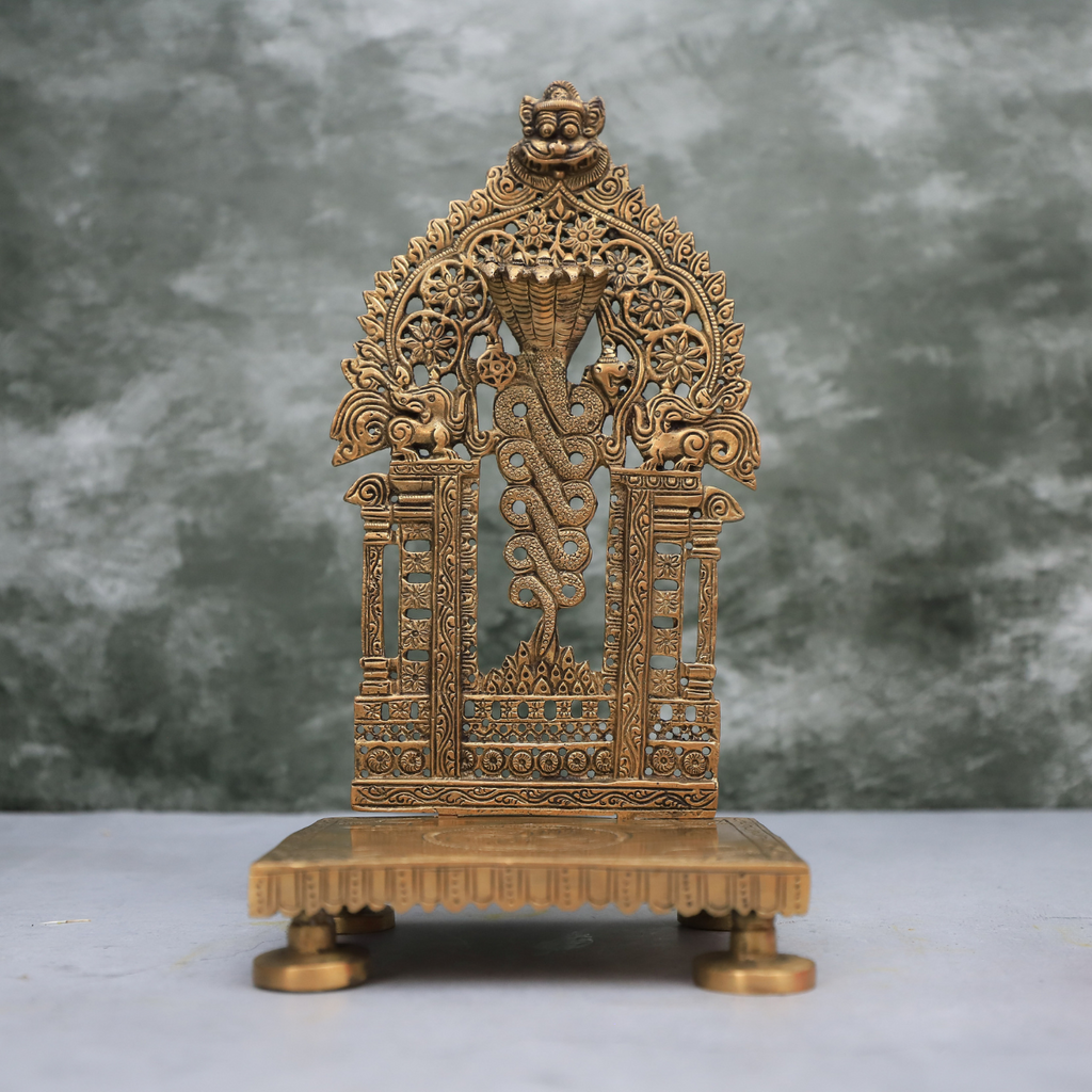 Brass Naga Throne Singhasan