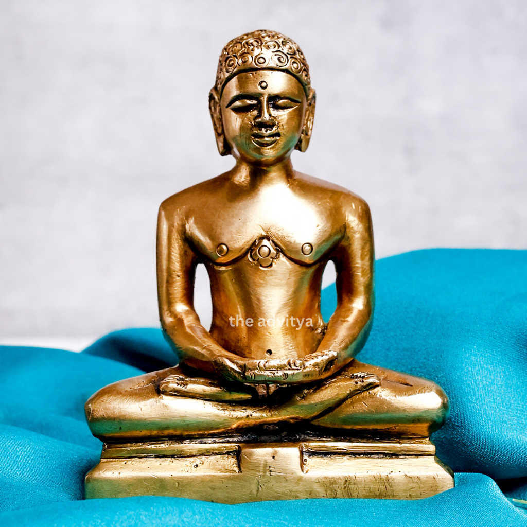 Vardhamana,Tirthankara,Mahavir, Jitendra,Brass Mahavir In Meditation