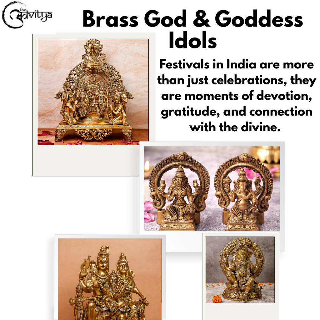 The Role of God Idols in Navratri, Ganesh Chaturthi, and Janmashtami Rituals