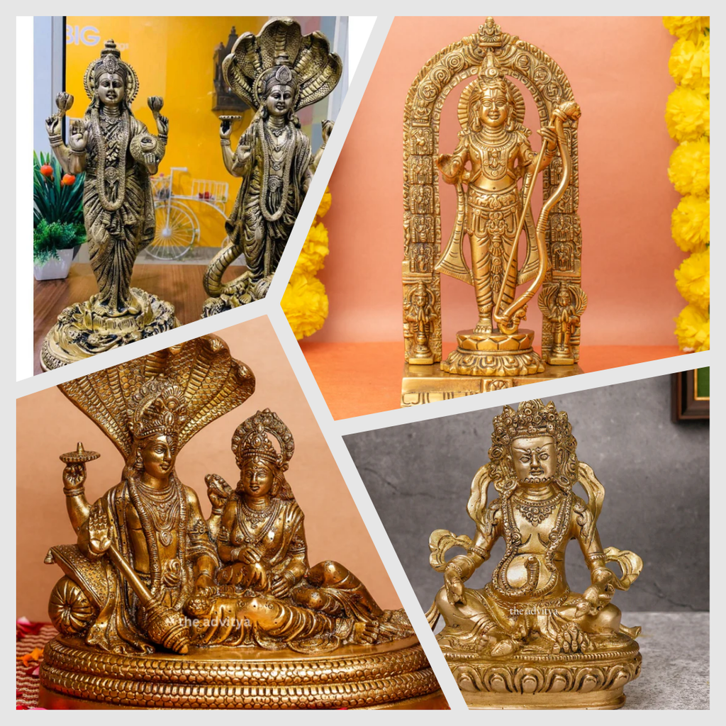 From Vishnu-Lakshmi to Kuber  Idols That Bring Prosperity and Positivity