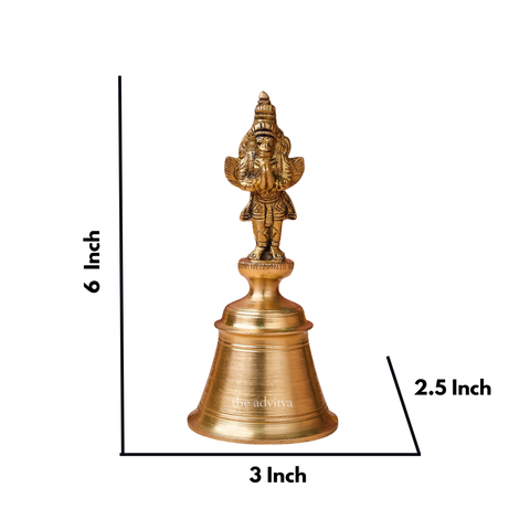 Brass Hanuman Garud Bell