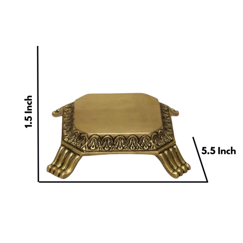 Brass Plain Chowki