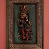 Wooden Musician Apsara Wall Art Frame