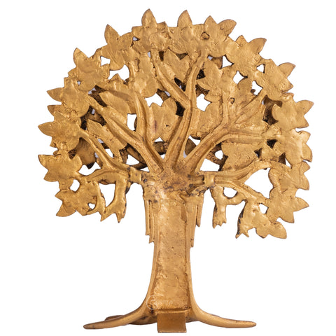 Brass Kalpavriksha Tree with Roots Statue