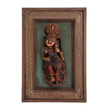 Wooden Musician Apsara Wall Art Frame