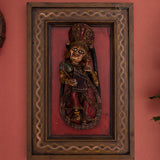 Wooden Musician Apsara Wall Art