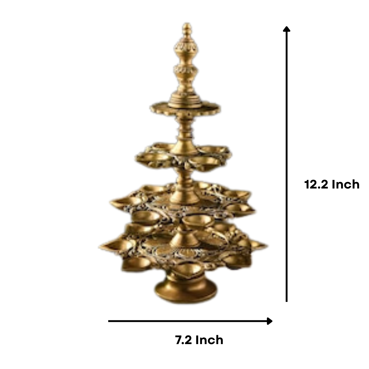 Brass Annam Vilakku Lamp/Diya for Pooja Rituals