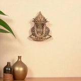 Brass Kalash & Rajasthani Ladies Wall Decor
