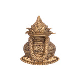 Brass Kalash & Rajasthani Ladies Wall Decor