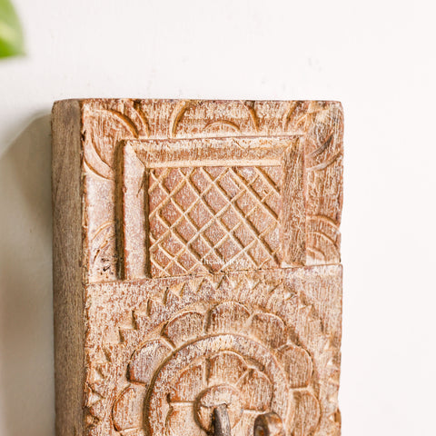 Rustic Indian Wooden Wall Hook