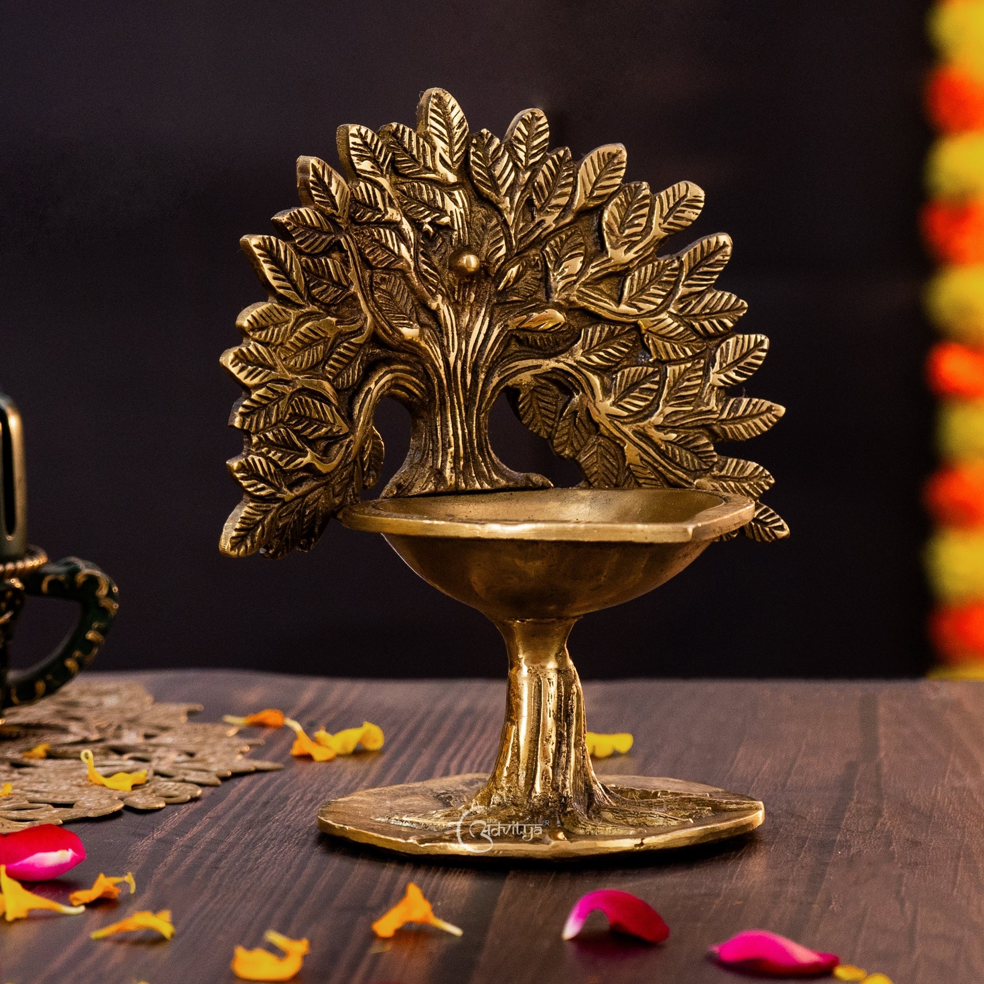 Brass Kalpavriksha Diya