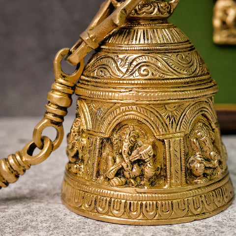 Sankh Bells,Vedic Bell,Temple Bell,Spirtual Bell,Shanti Bell,Satsang Bell,Musical Ganesha Bell