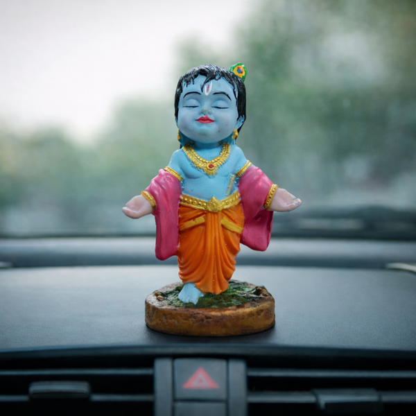 Resin Baby Krishna Figurine