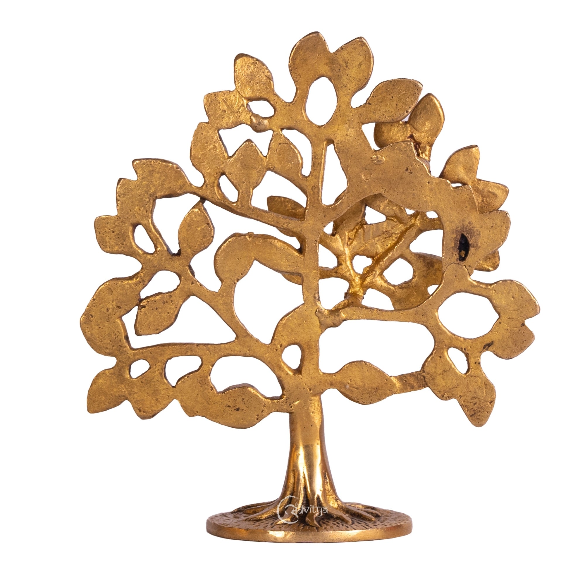 The Spiritual Living Small Kalpavriksha Tree of Life in Brass