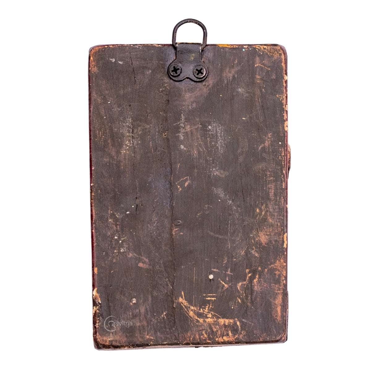 Wooden Chaturbhuja Ganeshas Wall Art Panel