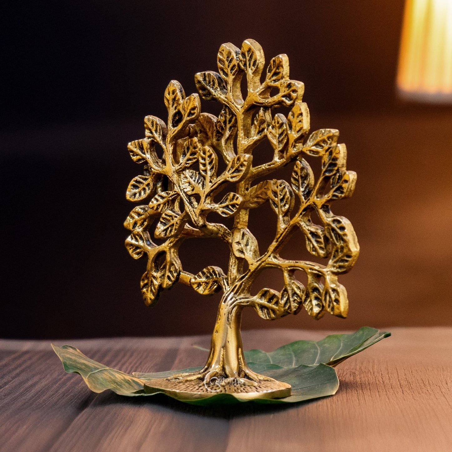The Spiritual Living Small Kalpavriksha Tree of Life in Brass