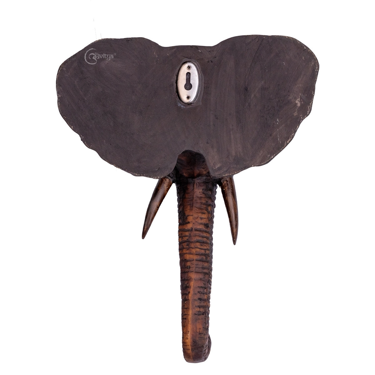 Thai Elephant Head Sculpture Wall Art 