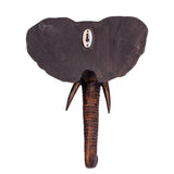 Thai Elephant Head Sculpture Wall Art 