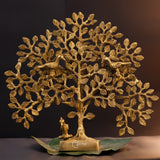 Brass Kalpavriksha Tree with Birds