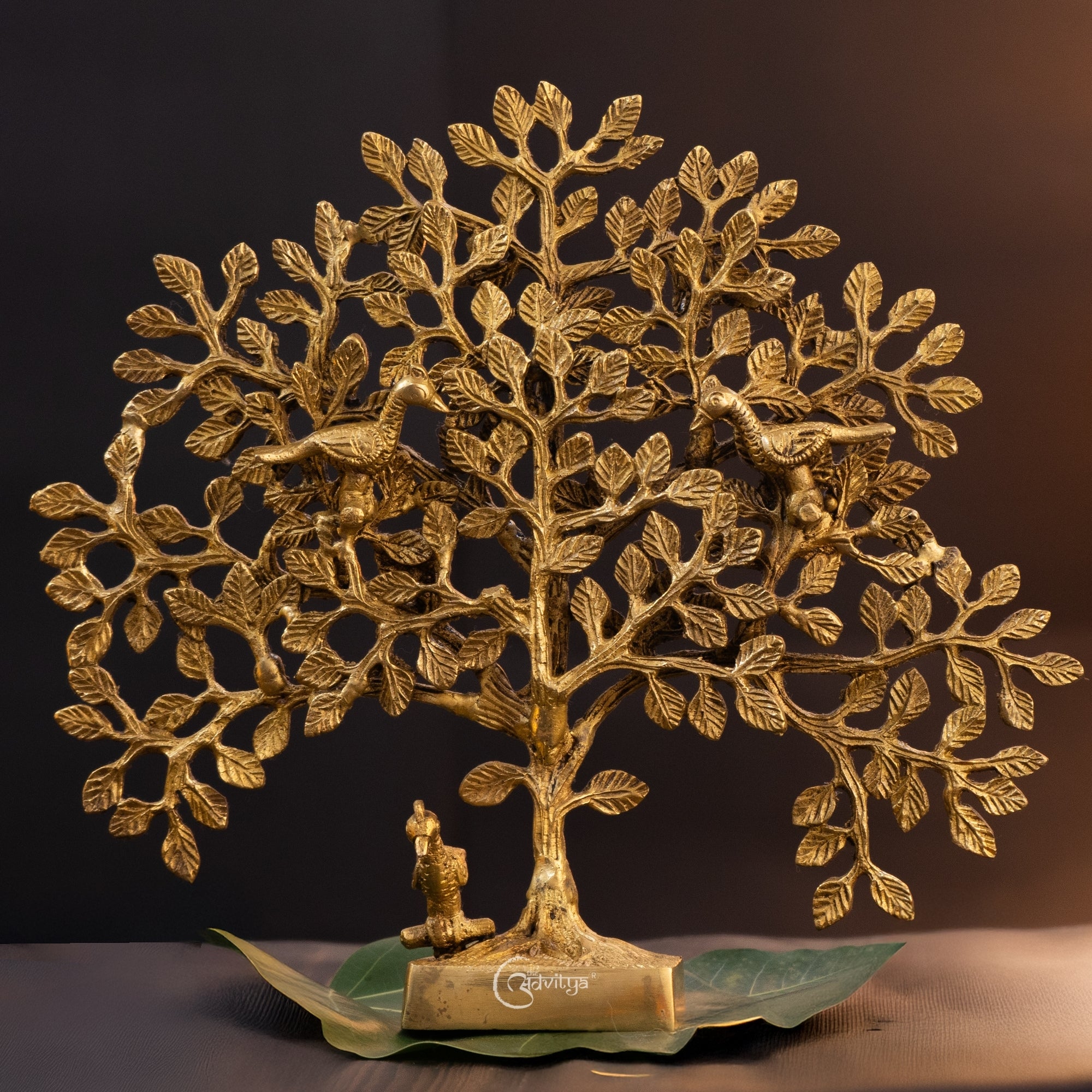Brass Kalpavriksha Tree with Birds