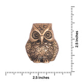 Brass owl pair