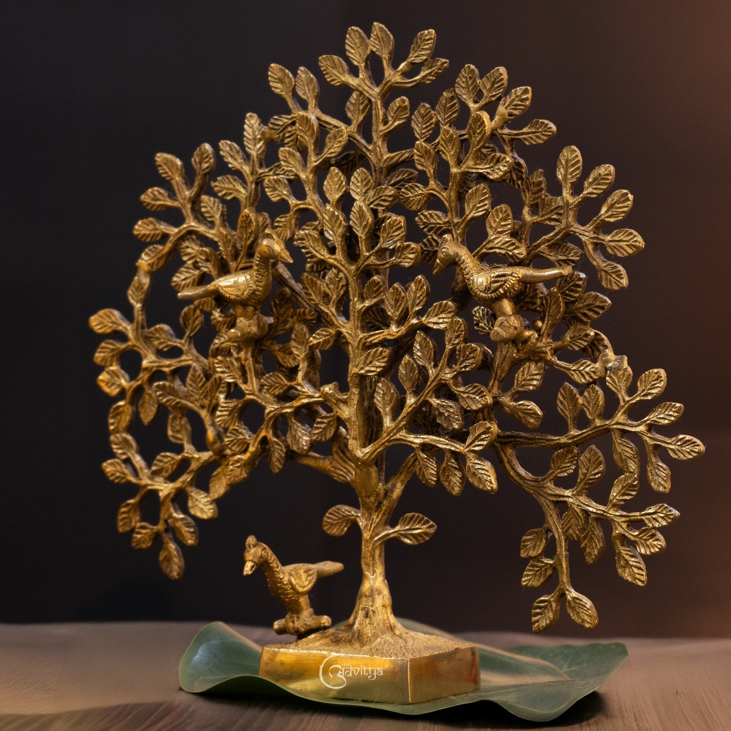 Brass Kalpavriksha Tree with Birds