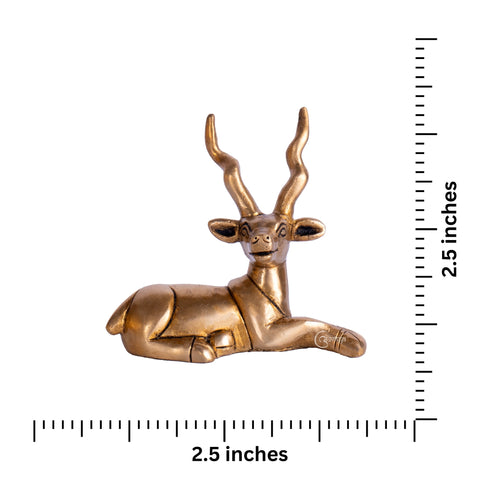 Brass Deer Pair