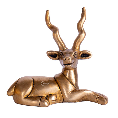 Brass Deer Pair