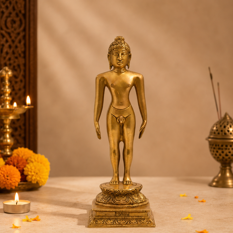 Jain Guru Lord Mahavir Standing