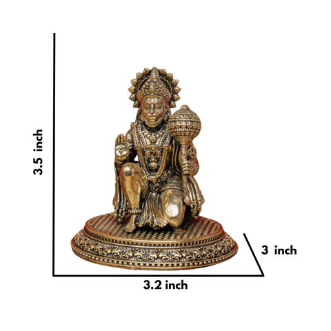 Super Fine Brass Hanuman Statue