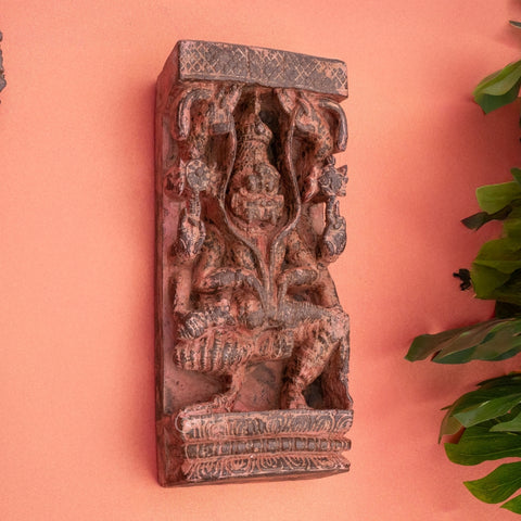 Wooden Narasimha Statue Hanging