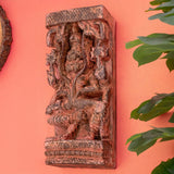 Wooden Narasimha Avatar Wall Hanging Panel
