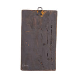 Wooden Ganesha with Lion Carved Wall Panel