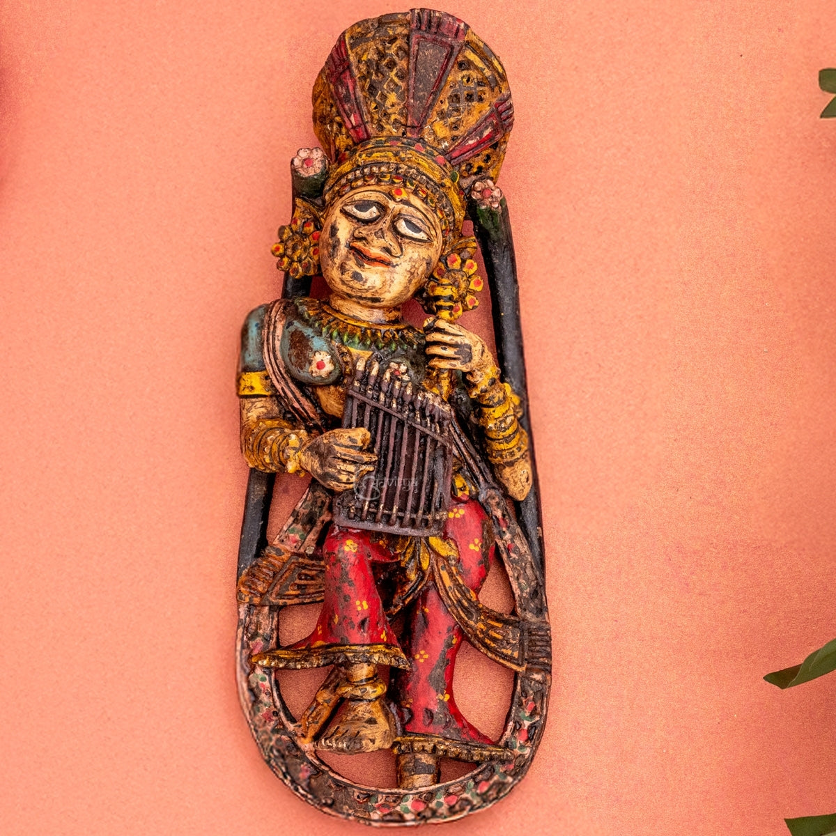Wooden Dhokra Art Wall Art