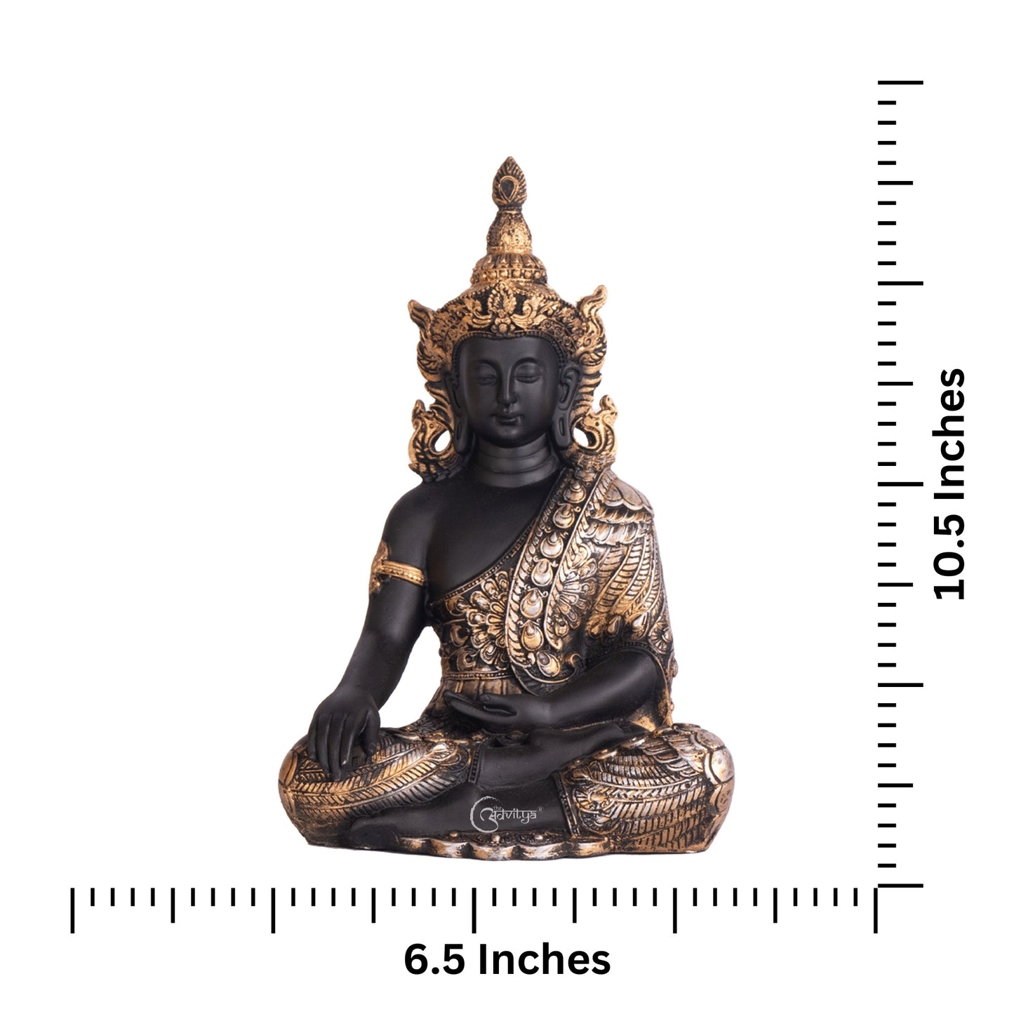 Resin Antique Gautam Buddha Statue
