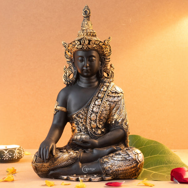Resin Antique Gautam Buddha Statue