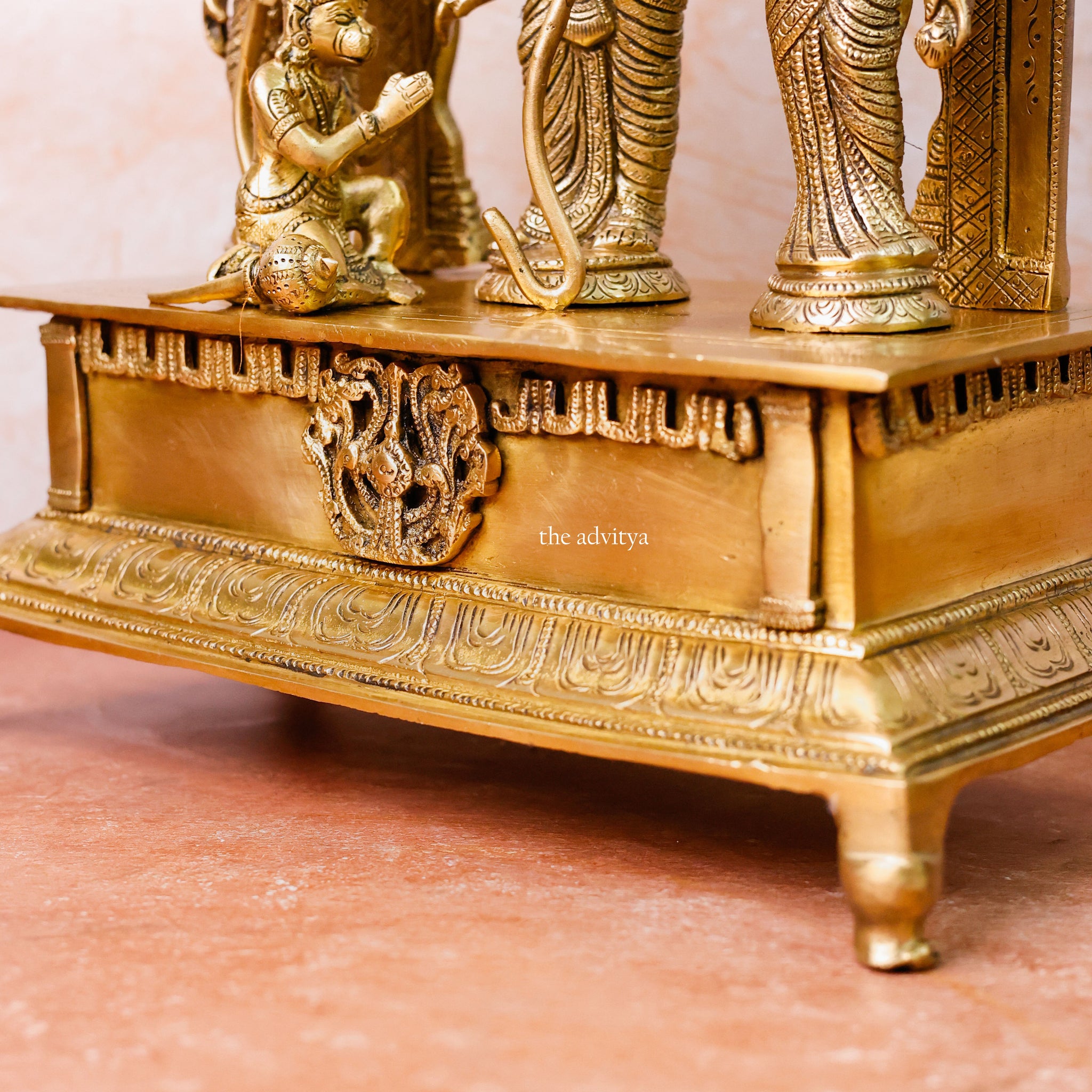 Sita Ram,rancahndra,Rama Lakshman Sita, Ram sita with Hanumaan,Brass Handcrafted Ram Darbar on Singhasan