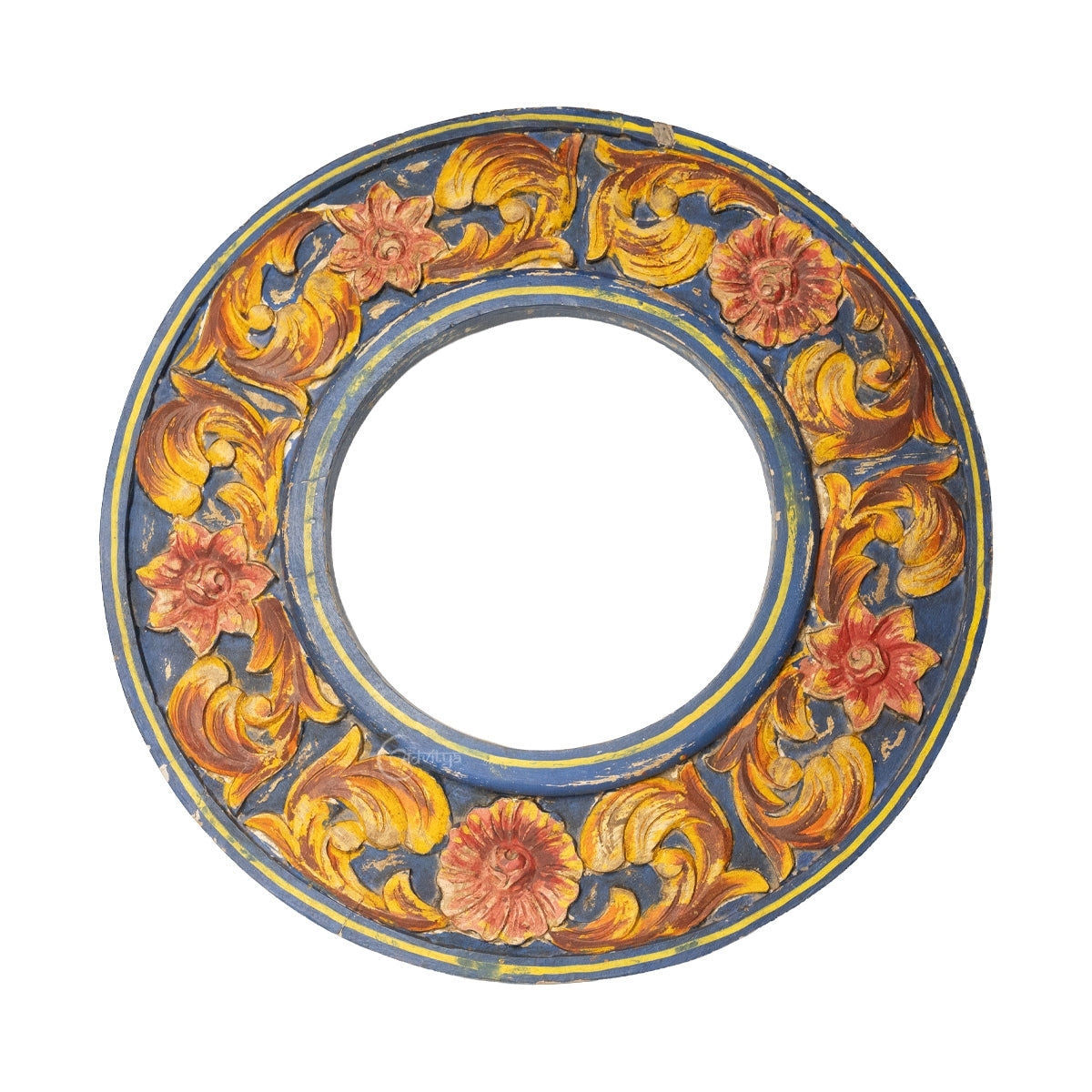 Antique Handpainted Circular Border (multicolor)