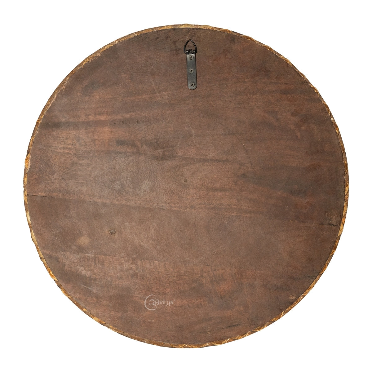 Mandala hand-painted wooden plate