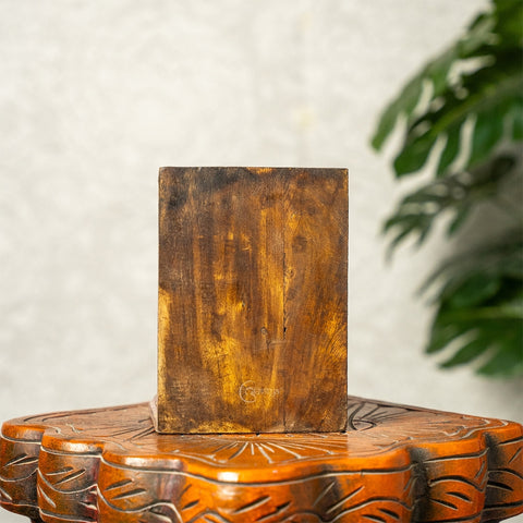Lion Face Wooden Bookends (Pair)