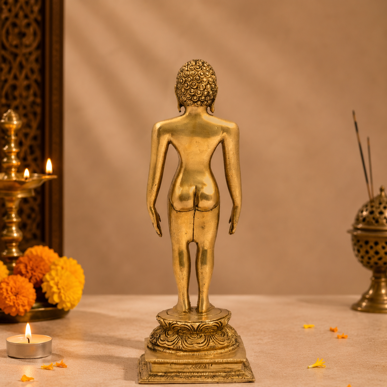 Jain Guru Lord Mahavir Standing