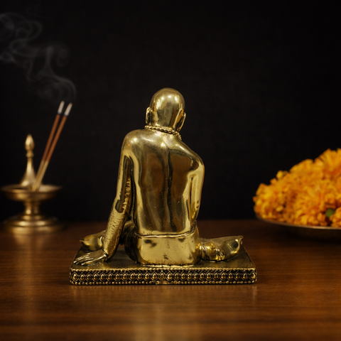 Swami Samarth Idol | Brass Superfine Finish | Decor And Gifting | 3 Inches