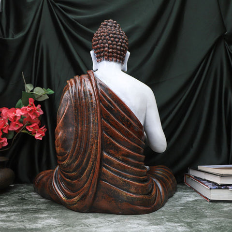 Resin Big Brown Buddha Statue