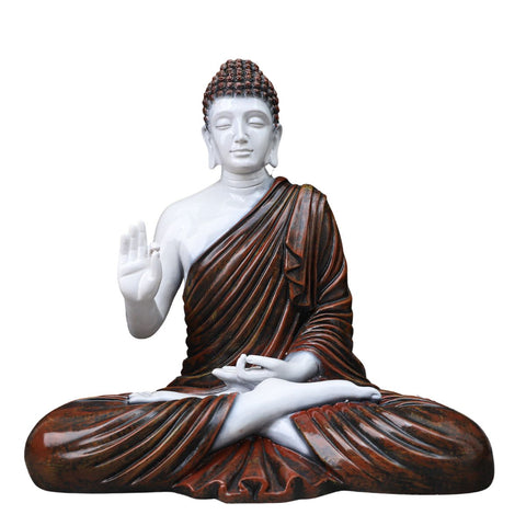 Resin Big Brown Buddha Statue