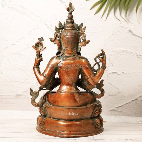 Brass Tara Hindu Deity Statue