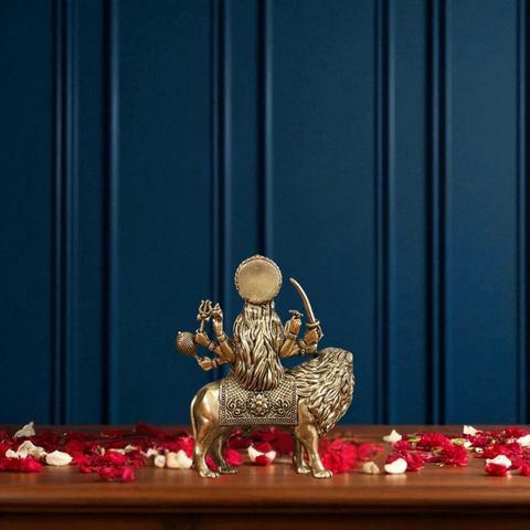 Superfine Brass Durga/Mata Rani Idol ( Small)