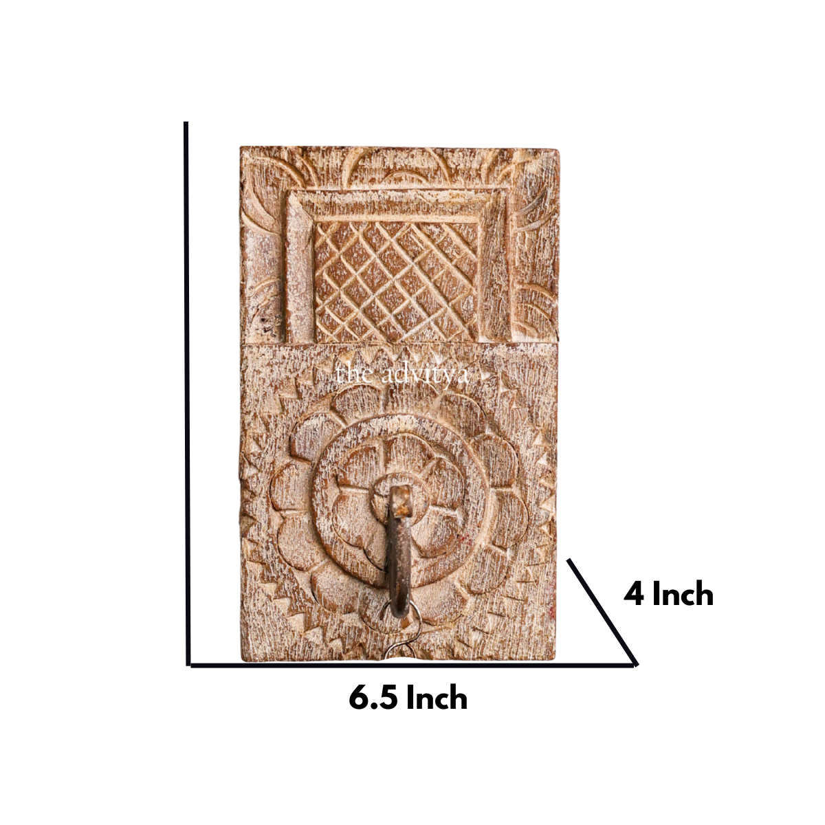 Rustic Indian Wooden Wall Hook