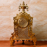 Workstation timekeeper,Timepiece,Office clock,Pedestal clock,Mantel clock,Brass Vintage English Watch (Big)