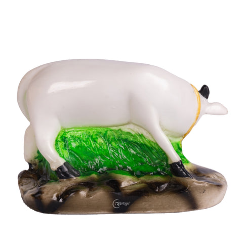 Marble Dust Cow with Calf Idol